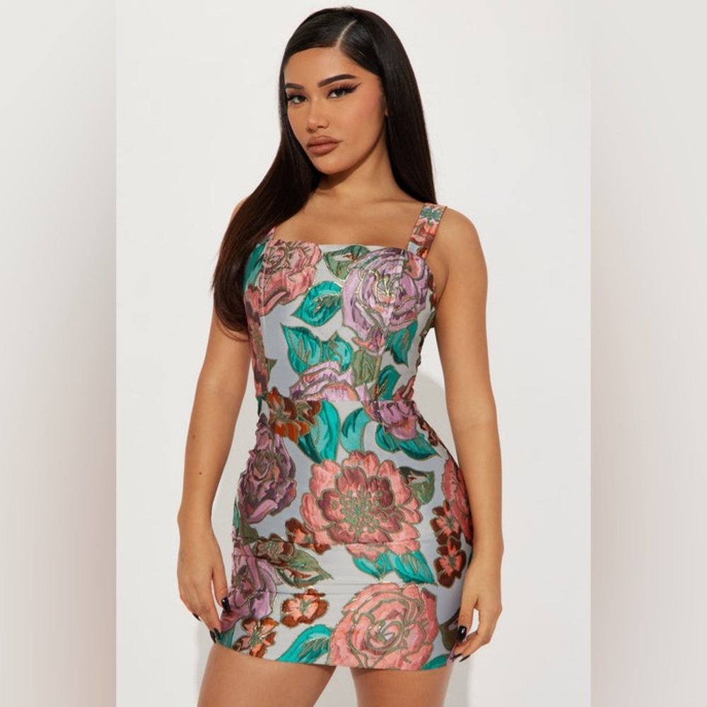 NWT Fashion Nova Poesy Saga Mini Dress